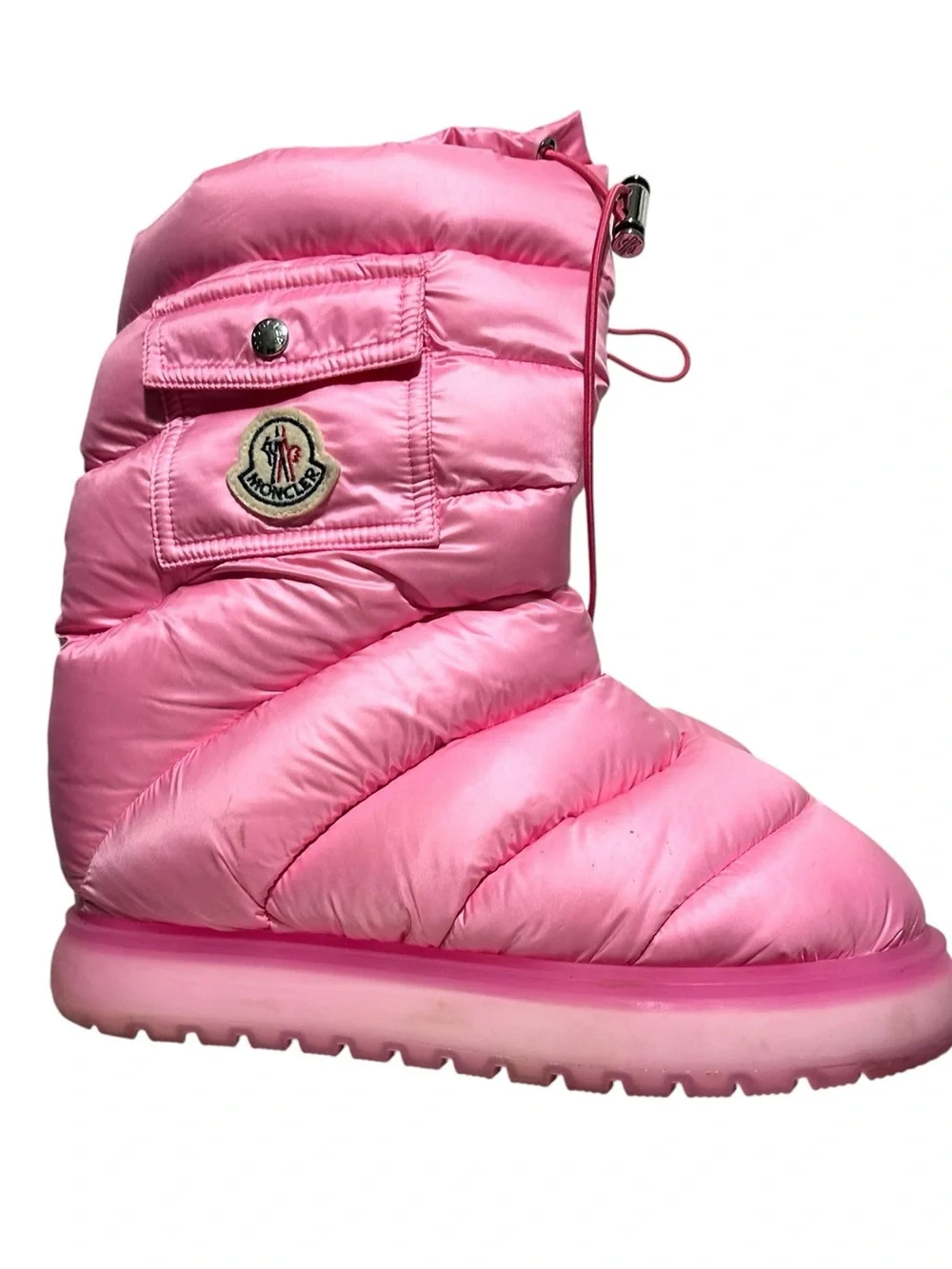 Moncler Gaia Pocket Mid Snow Boot pink 40 10